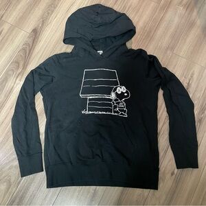 Uniqlo x KAWS Peanuts Hoodie Black Size Medium